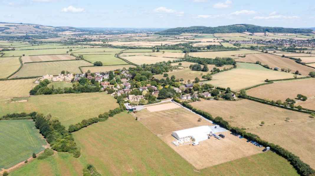 Bespoke Marquee Aerial